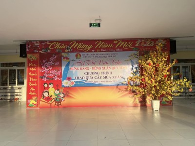 HỘI THI MỪNG ĐẢNG - MỪNG XUÂN QUỸ MÃO NĂM 2023 VÀ CHƯƠNG TRÌNH TRAO QUÀ CÂY MÙA XUÂN