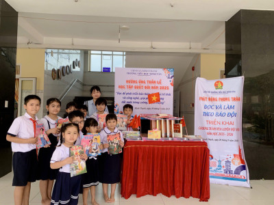 Phát động phong trào "Đọc và làm theo báo Đội" và triển khai "Chương trình rèn luyện Đội viên"