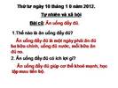 Bài 8. Ăn, uống sạch sẽ
