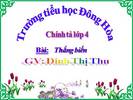 Tuần 14. Chú Đất Nung