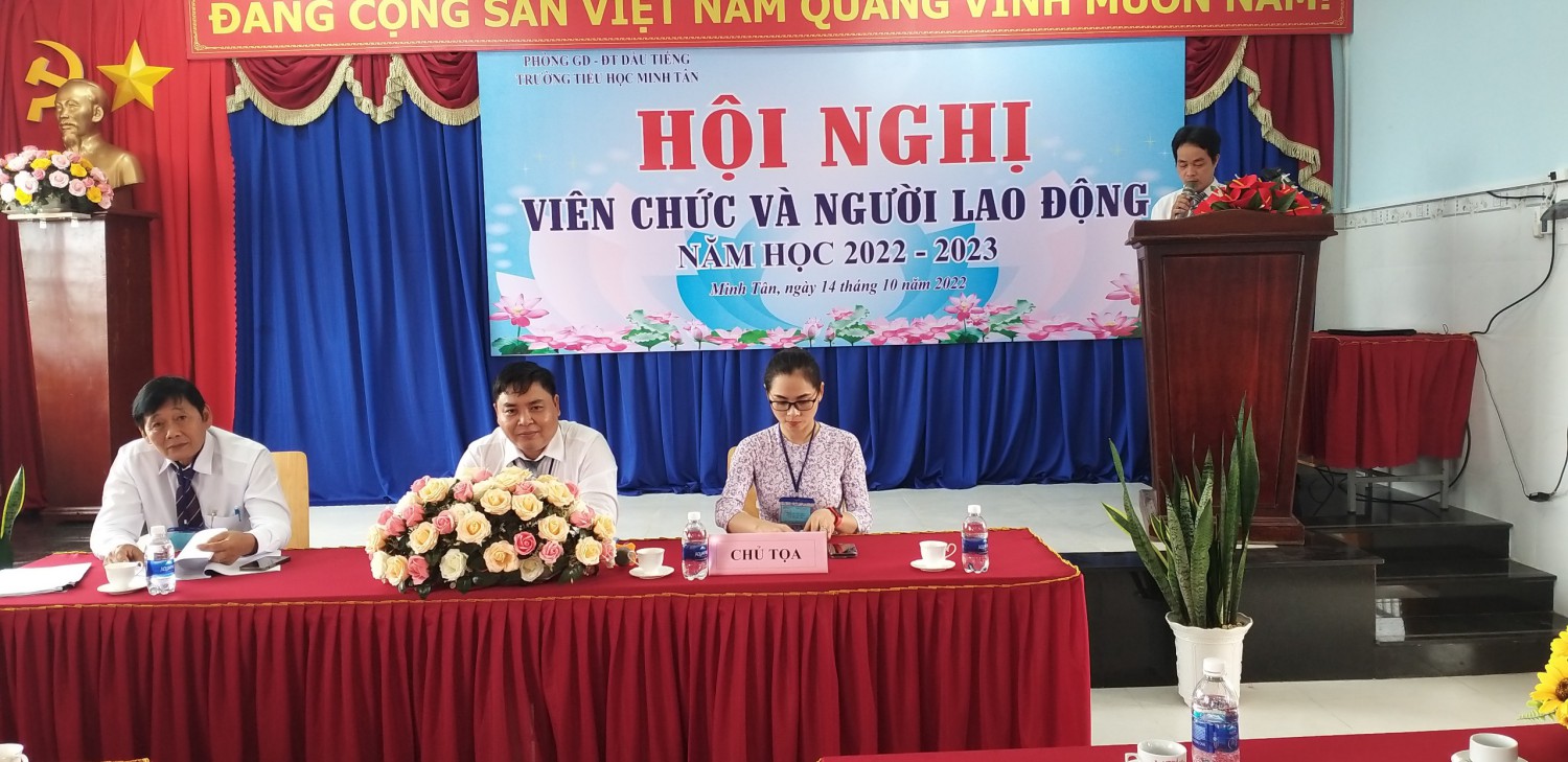 HỘI NGHỊ VIÊN CHỨC VÀ NGƯỜI LAO ĐỘNG NĂM HỌC 2022 -2023