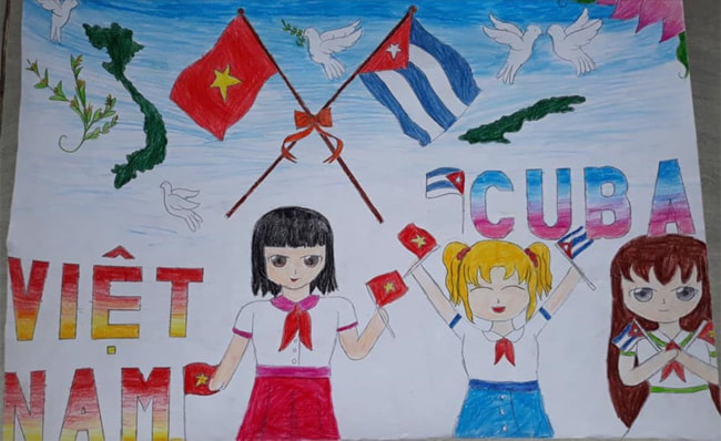 CUỘC THI VẼ TRANH "VIỆT NAM CUBA THẮM TÌNH ĐOÀN KẾT"