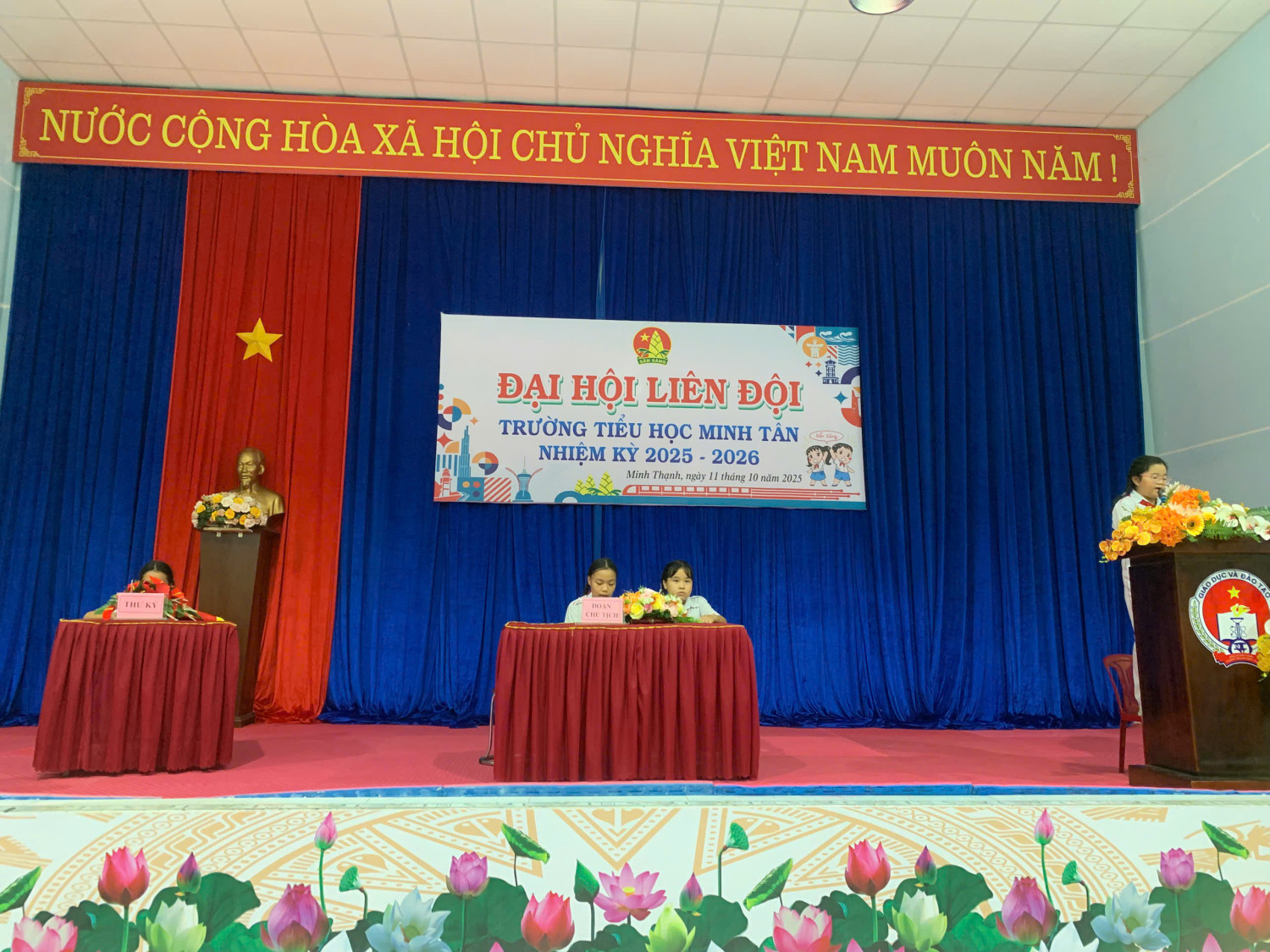 ĐẠI HỘI LIÊN ĐỘI TRƯỜNG TIỂU HỌC MINH TÂN NHIỆM KỲ 2025-2026