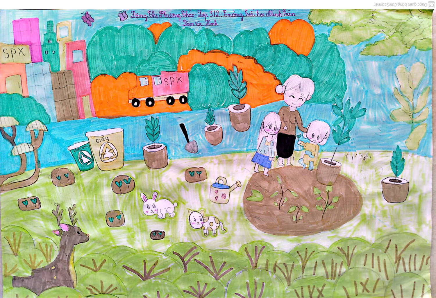 Cuộc thi "Gửi tương lai xanh năm 2050"