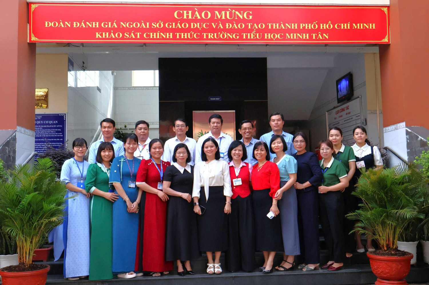 HOÀN THÀNH KHẢO SÁT CHÍNH THỨC KIỂM ĐỊNH CHẤT LƯỢNG GIÁO DỤC TRƯỜNG TIỂU HỌC MINH TÂN